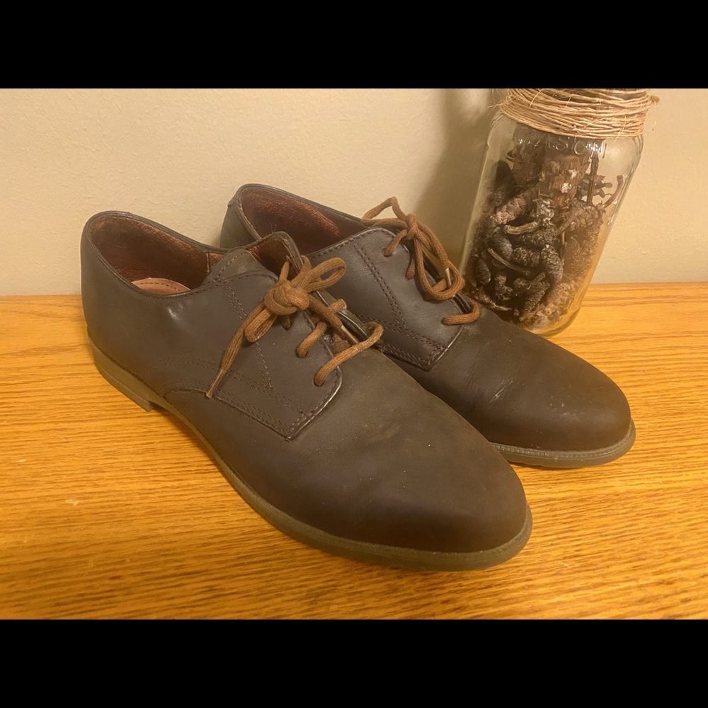 Leather Bass oxfords womens size 8